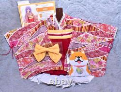 1/3 BJD Volks Dollfie Dream DD DDS DDdy Nadeshiko Garnet Kimono Costume Set