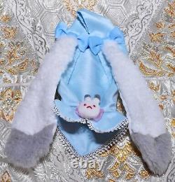 BJD Volks Dollfie Dream DD DDS Snowlight Rabbit Outfit Dress Mittens Boots Set