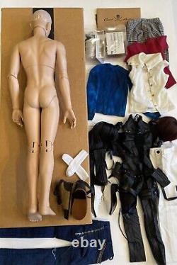 Iplehouse BJD 65cm SID Edan Carved Heritage Doll COA Box + Wigs Shoes Huge Lot