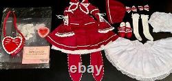 RARE Volks Super Dollfie Baby The Stars Shine Bright Red Riding Hood Coat Set