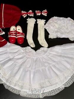 RARE Volks Super Dollfie Baby The Stars Shine Bright Red Riding Hood Coat Set