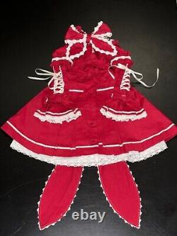 RARE Volks Super Dollfie Baby The Stars Shine Bright Red Riding Hood Coat Set