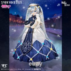 VOLKS DD Dollfie Dream Snow Miku 2021 Hatsune Miku Glowing Snow Outfit Set New