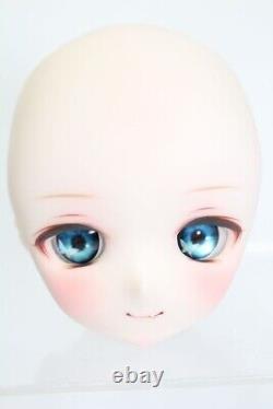 VOLKS Dollfie Dream DD Custom Head DDH-01 Semi white by m. T with wig