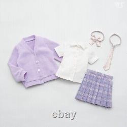 VOLKS Dollfie Dream DD Outfit High school girl set (purple)/mini from Japan PSL