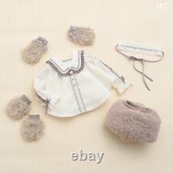 VOLKS Dollfie Dream DD Outfit set Fluffy? Poodle Set (Gray)/Mini From Japan PSL