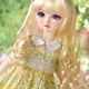 Volks Dollfie Dream Dd Outfit Set Smocking Onepiece Canary-yellow New