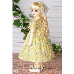 VOLKS Dollfie Dream DD Outfit set Smocking Onepiece Canary-yellow NEW