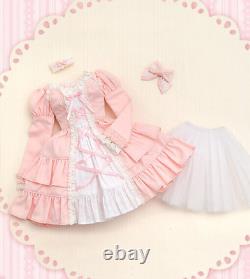 VOLKS Dollfie Dream Princess pink dress One-piece set of 4