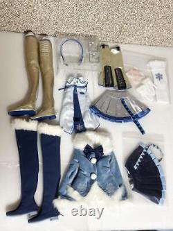 VOLKS Hatsune Miku Snow Miku DD Dollfie Dream costume set of 2 used in japan
