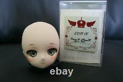 Volks Custom DDH01 + Eyes Semi-White BJD Head Ball Jointed Doll Dollfie Dream1/3