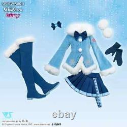 Volks DD Dollfie Dream Snow Hatsune Miku Fluffy Coat Set Clothing only Japan