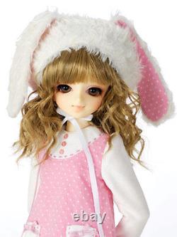 Volks Doll Party 22 Mini Dollfie Dream MDD Pink Fluffy Bunny Ear Hat Set MSD SDC