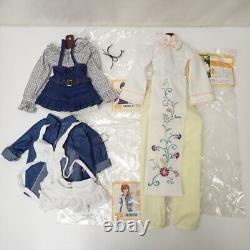 Volks Dollfie Dream Costume Mass Set Denim Suspender Skirt Shirabara Jog