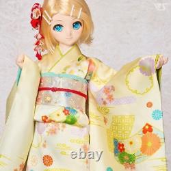 Volks Dollfie Dream DD Super Dollfie SD Furisode Set Moegi Kimono Costume Only