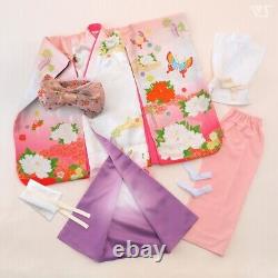 Volks Dollfie Dream DD Super Dollfie SD Furisode Set Peony Kimono Costume Only