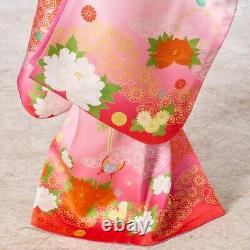 Volks Dollfie Dream DD Super Dollfie SD Furisode Set Peony Kimono Costume Only