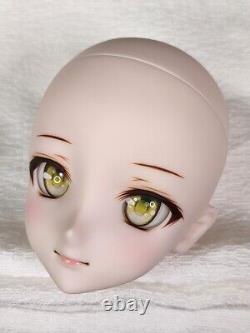 Volks Dollfie Dream DDH-09 Semi-White Head Only Custom Make Up With Lotta Mimi Eye