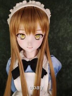 Volks Dollfie Dream DDH-09 Semi-White Head Only Custom Make Up With Lotta Mimi Eye