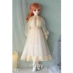 Volks Super Dollfie Dollfie Dream SD DD Tulle Dress Set Ecru Costume Only